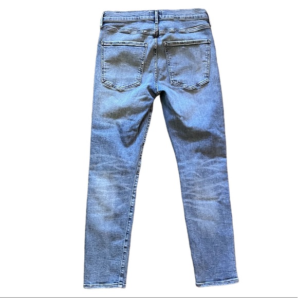 AGOLDE Style A018-843 Boyfriend fit Jeans Distressed Sophie Crop Skinny  sz 29 - Picture 12 of 12